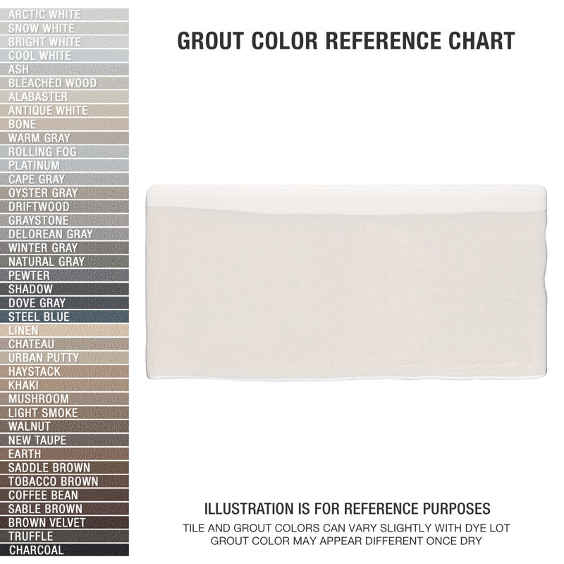 Antic Craquelle 6" x 3" Glossy Ceramic Bullnose Tile Trim in White, Crackle Dark Gray
