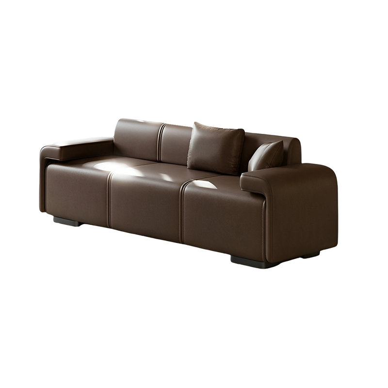 Banc de rangement pour tabouret de lit italien moderne, H 23,62 po x l 59,05 po x P 19,68 po, Café