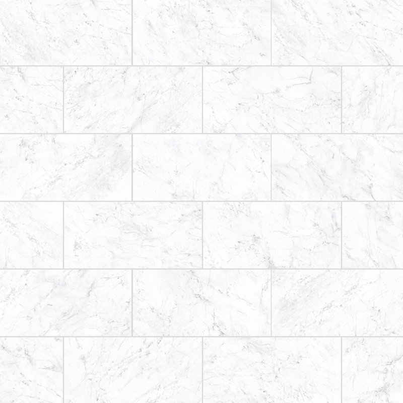 Carreau en porcelaine Ravenna, Blanc
