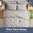 Bed-in-a-Bag Pinch Pleat Comforter Set with Bed Sheets & Down Alternative Pillows-115707320-115707319