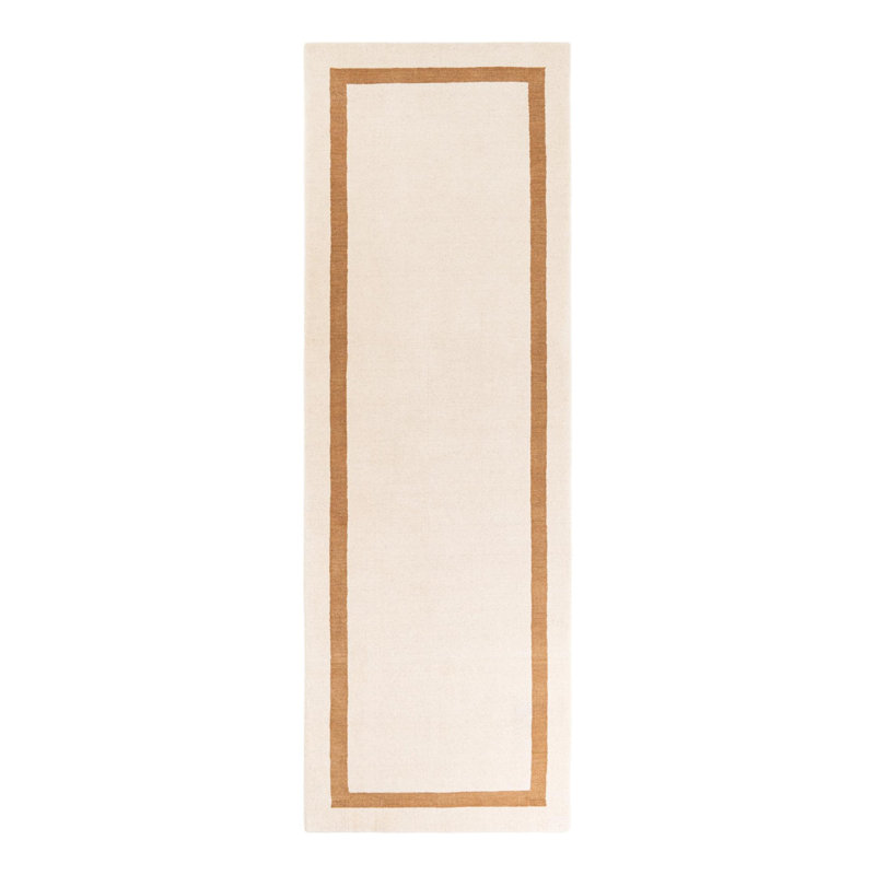 Tapis en laine naturel Jill Zarin Somerset, Tapis de couloir 3 pi 3 po x 10 pi