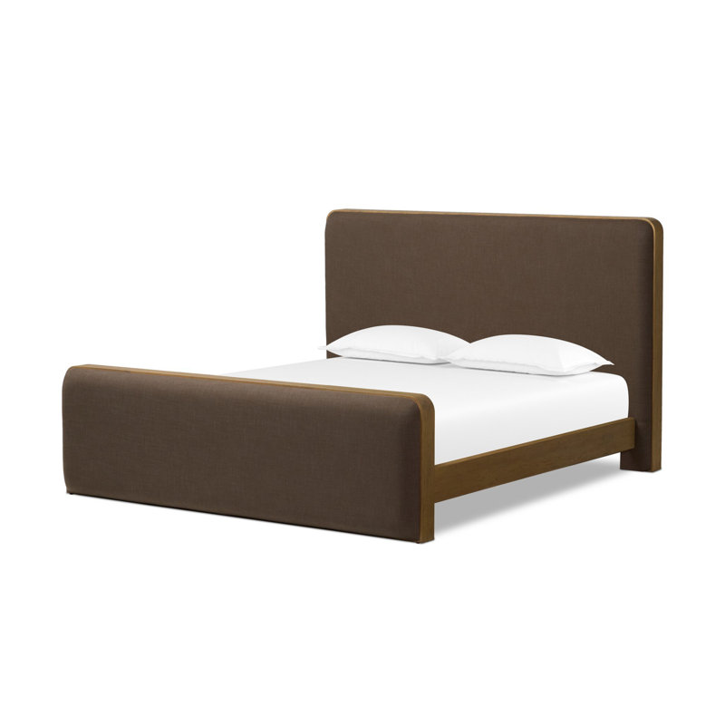Pierce Upholstered Bed, Savoy Coffee/Dark Brown, King