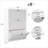 Lasherrie Shoe Storage Cabinet with 3 Flip Drawers-1617938683