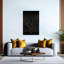 Impression sur toile Bogota Golden Grid-129968368