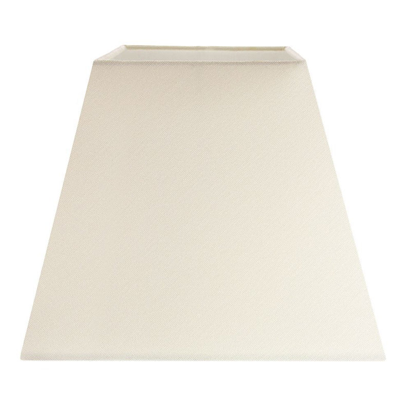 Contemporary and Stylish Linen Fabric Lamp Shade, Cream