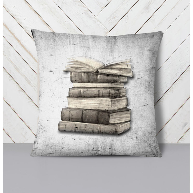 Throw Pillow With Insert, Brown/White 3, 20"H x 20"W