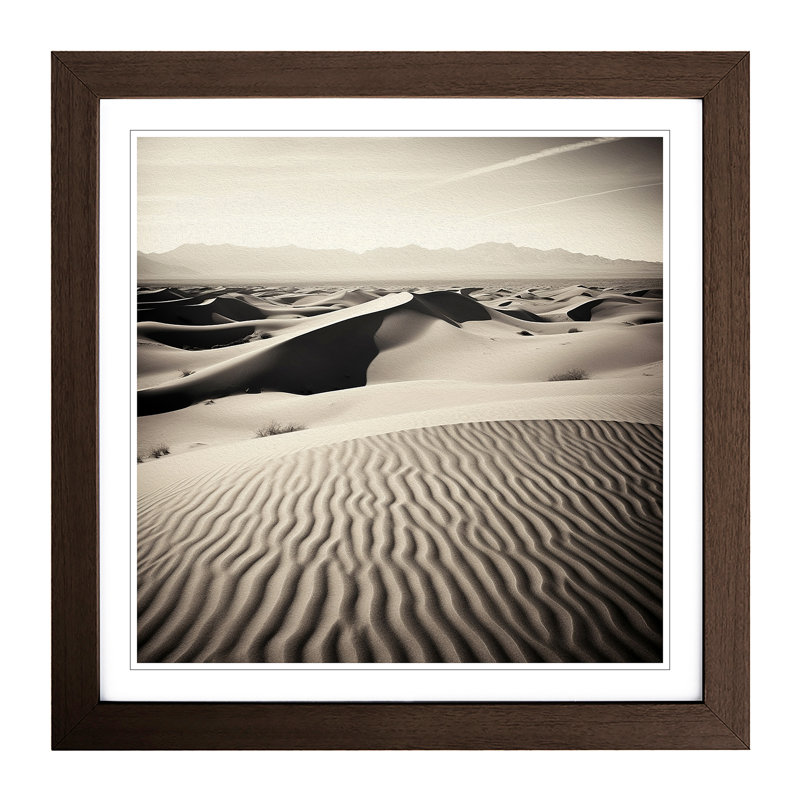 Desert No.1 - Framed Print, Walnut