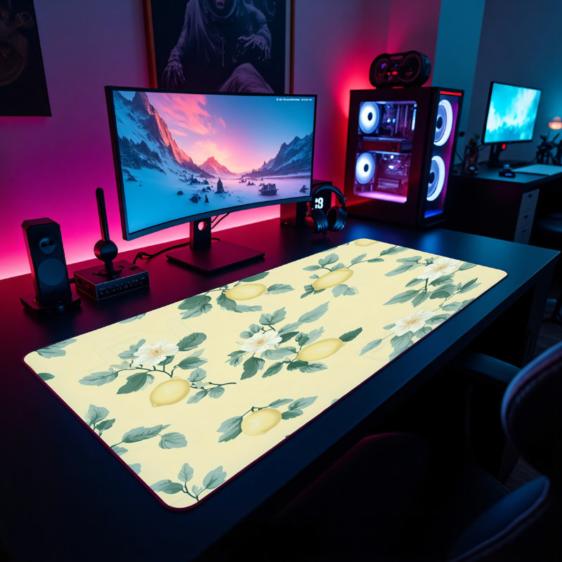Polyester Desk Pad, 31.5x15.5