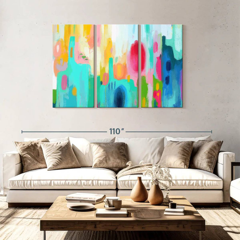 Avery Abstract Spring City, 48" H x 74" W
