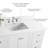 Brimfield 84'' Free Standing Double Bathroom Vanity-89054970-118698029