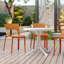 Chaise d'appoint simple en polypropylène - conception monobloc pour l'intérieur et l'extérieur, convient aux salons, salles à manger, jardins, terrasses et autres (ensemble de 4)-1709900586