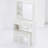 29.2" Small Space Left Drawer Desktop Vanity Table + Cushioned Stool, Extra Large Right Sliding Mirror, Multi Layer High Capacity Storage, Practical Fashionable Dresser-1283260444