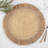 Islander Jute No Pattern Round Placemat