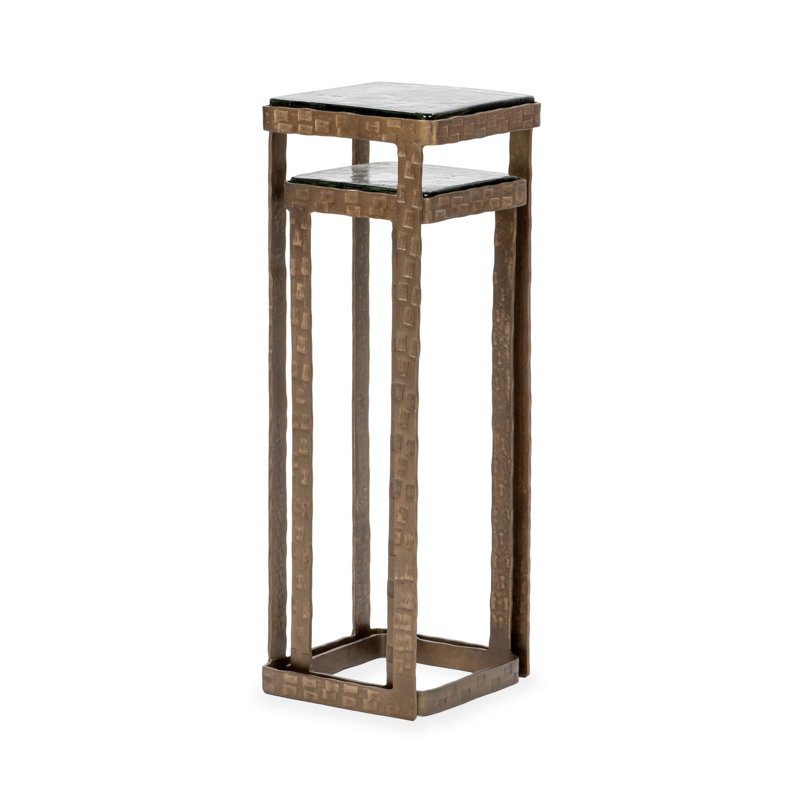 Gillian Glass Nesting End Table