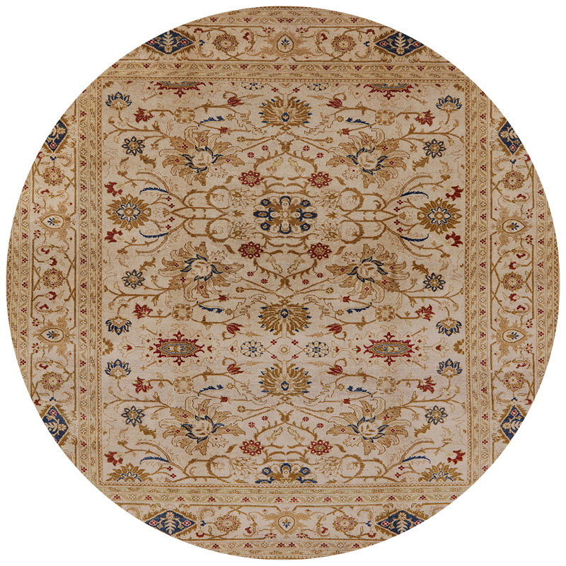 Swarte Oriental Indoor Rug, Round 8'