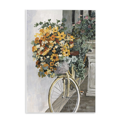 Art mural "Bouquet sur vélo" par Dogwood