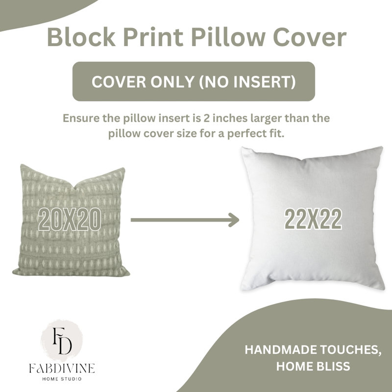 Linen Square Indoor/Outdoor Pillow Cover, 22" x 22", Square