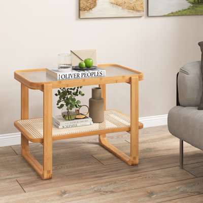 Akaden Tray Top Sled End Table