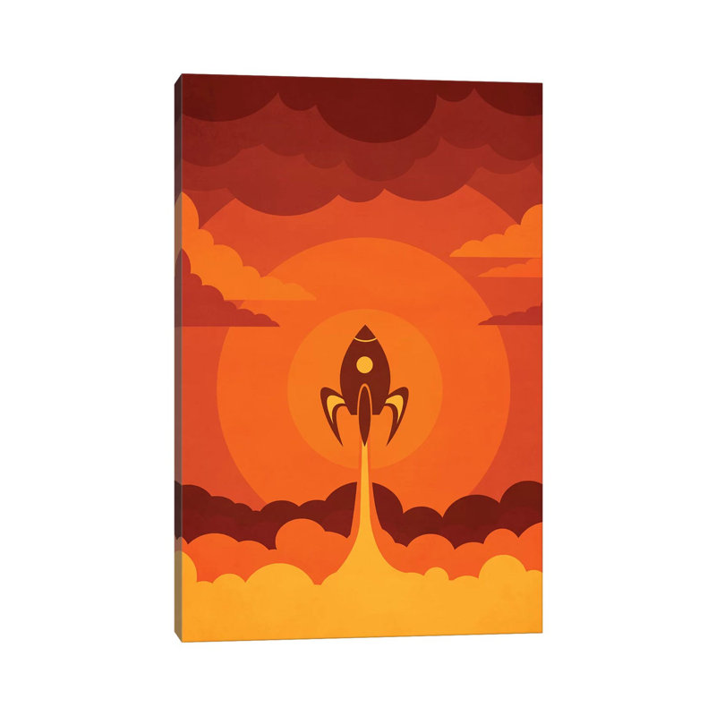 Above and Beyond 1 Piece Wrapped Canvas Wall Art, 101.6 cm H x 66.04 cm W x 3.175 cm D