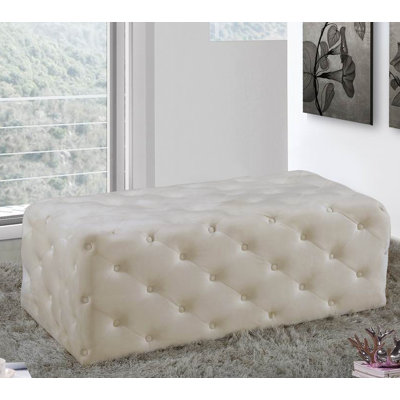 Paz Velvet Ottoman