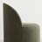 Upholstered Linen Swivel Desk Chair With Hidden Casters-2061523633