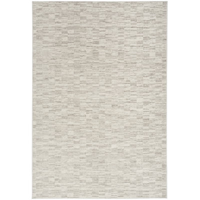 Calvin Klein Captivating  Ivory Grey Modern Indoor Rug