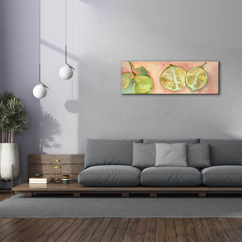 Sur toile, H 20 po x l 60 po x P 1,5 po