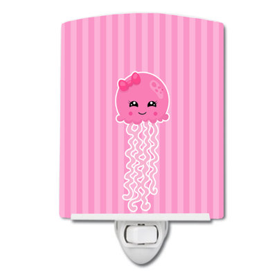 Nautical Jellyfish Ceramic Night Light