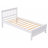 Platform Bed with a Nightstand