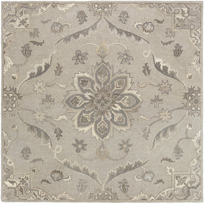 Elko Hand Tufted Wool Floral Indoor Rug