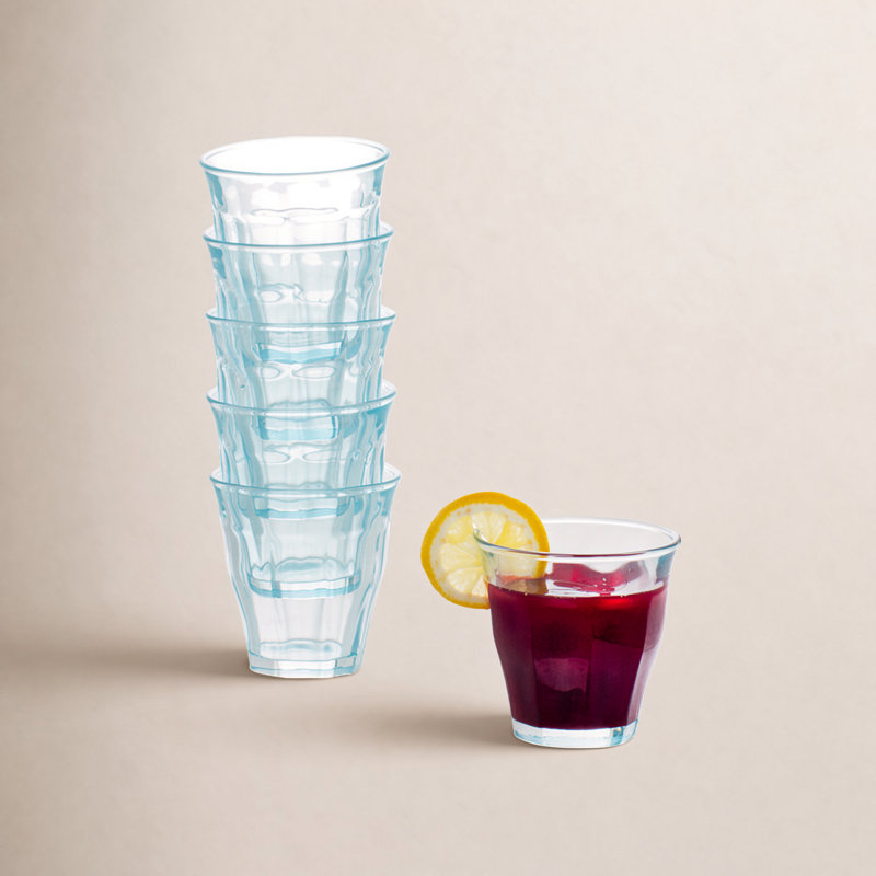 Bistro 8 oz. Glass Every Day Glasses, Blue