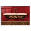 «Royal Red Bath I» par Lisa Audit, art mural en verre acrylique-644264072