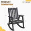 Chaise berçante d'extérieur en plastique-129459554