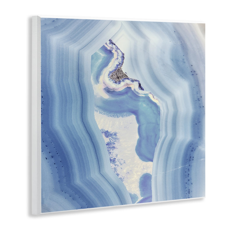 Plaque murale «Bound In Blue Geode», conception par Sophie 6