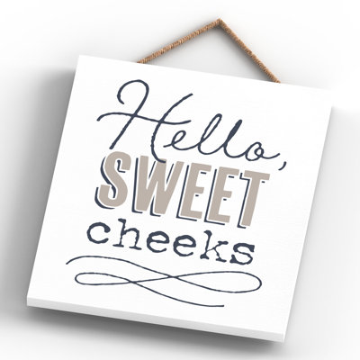 Vivid Squid Wholesale Hello Sweet Cheeks 1 Piece Wall Art