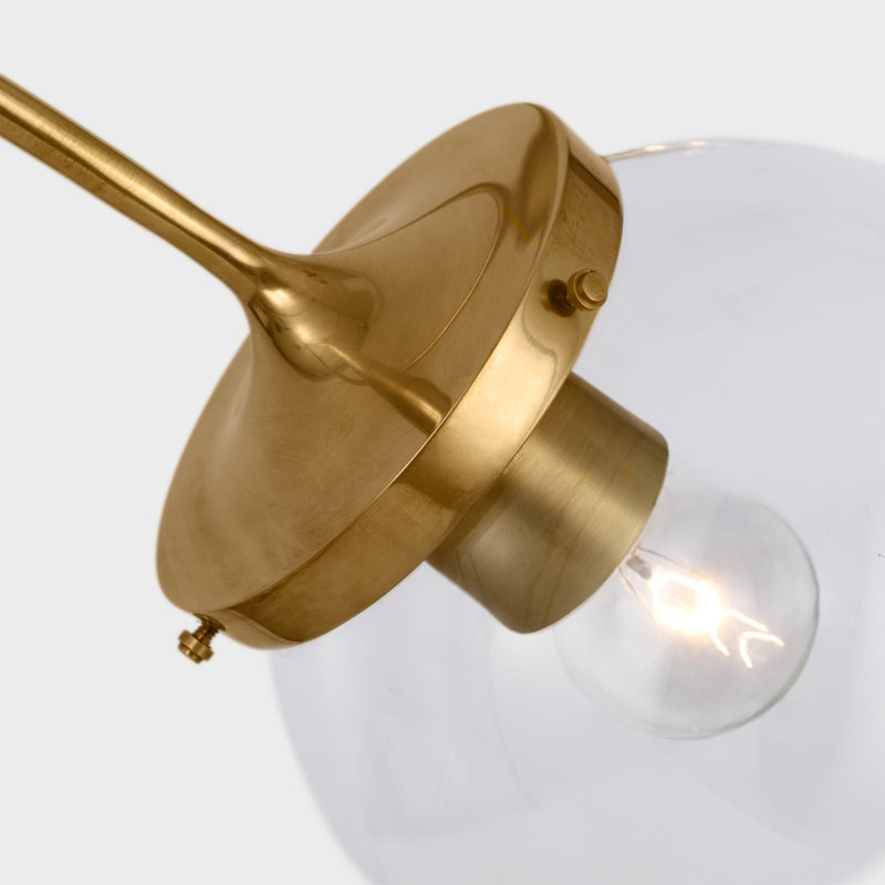 Prescott 4 - Light Chandelier, Soft Brass, Clear