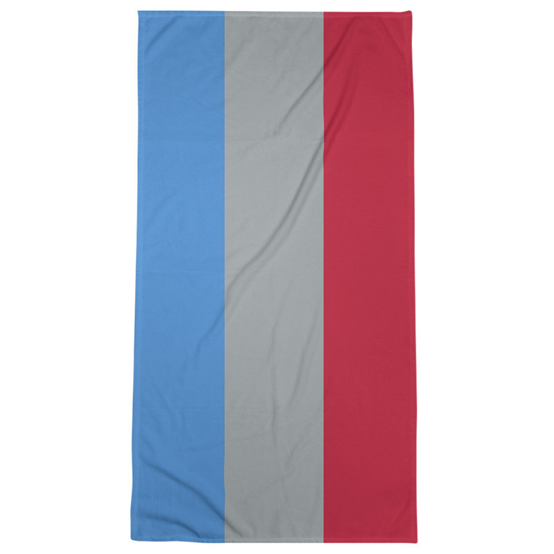 Microfiber Bath Towel, Tennessee Red Football Navy/Sky Blue