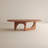 Modern Triangular Wood Coffee Table Contemporary Accent Table for Living Room-620898529