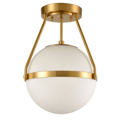 Plafonnier semi-encastré 1 lumière Brawner