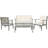 Cogan Acacia 4 - Person Patio Conversation Set with Cushions-113669044