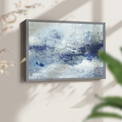 Blue Cloudscape - Reproduction encadrée - Restickable