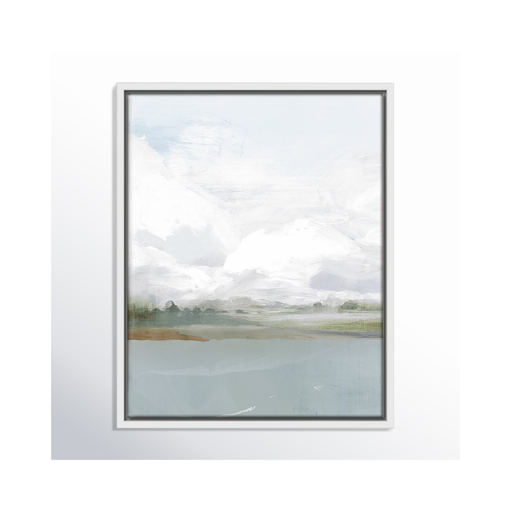 All Shore, White, 15.5" H x 12.5" W
