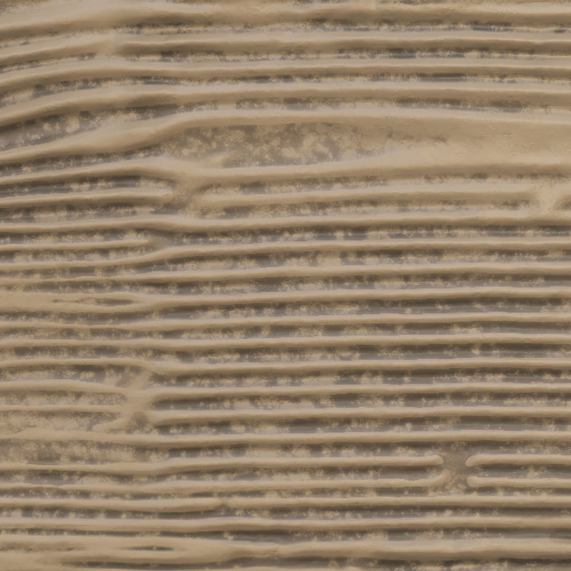 Planche de poutre en faux bois Endurathane sablé, H 8 po x l 96 po x P 1 po, Amande