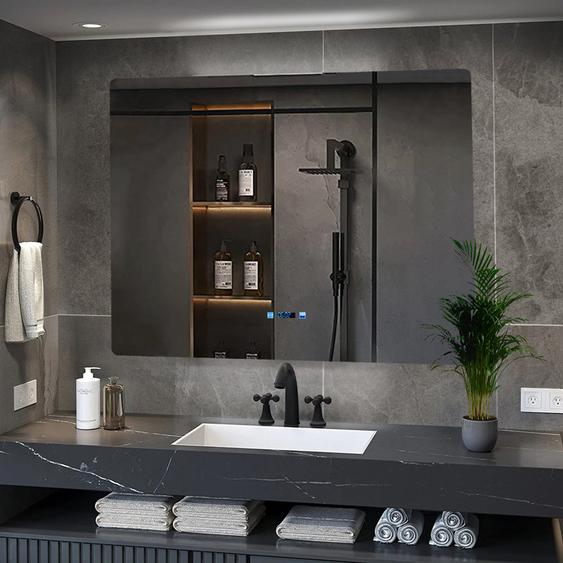 Lugano LED Bathroom Vanity Mirror, 32" x 42"
