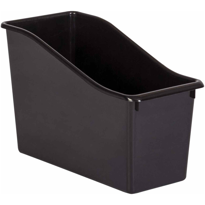 Rebrilliant Plastic Decorative Bin, Black