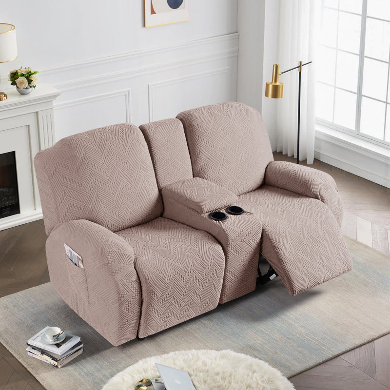 Housse pour causeuse inclinable Harriet avec console Harriet, Kaki