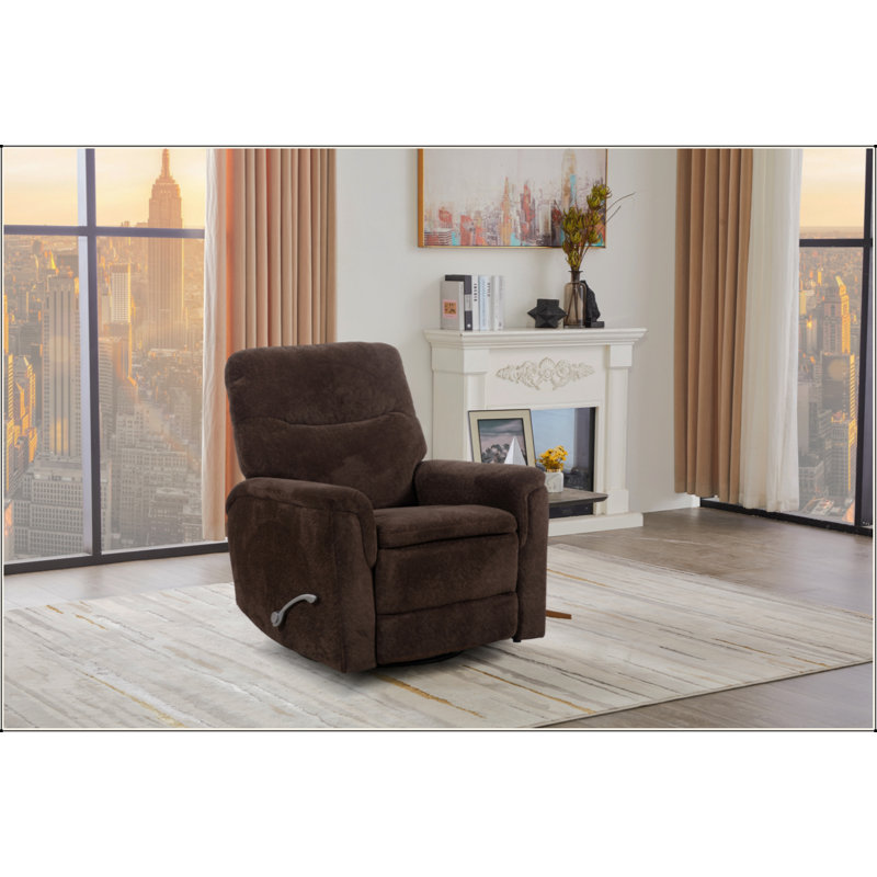 Fauteuil inclinable pivotant Cozy, Chocolat