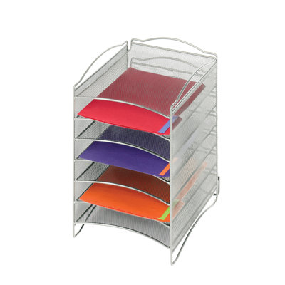 Onyx 6 Compartment Mesh Literature Organizer