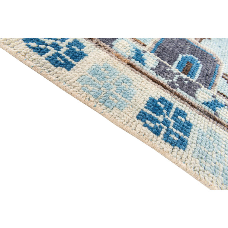 Tapis bleu clair Kalmanovitz