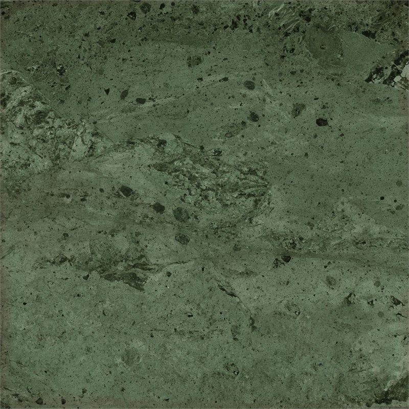 Support pour plante rond à trois pieds en marbre vert